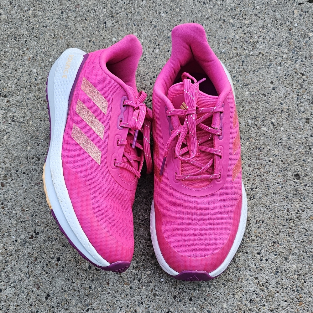 adidas Kids Sneakers in Pink and Gold